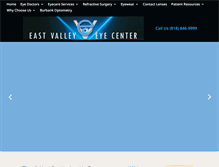 Tablet Screenshot of eastvalleyeyecenter.com
